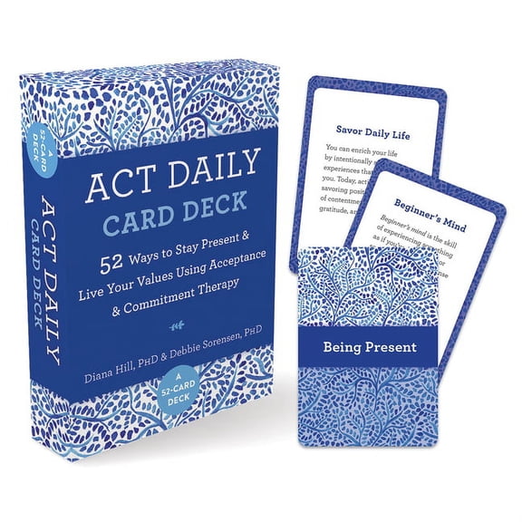 ACT Daily Card Deck : 52 Ways to Stay Present and Live Your Values Using Acceptance and Commitment Therapy (Cards)