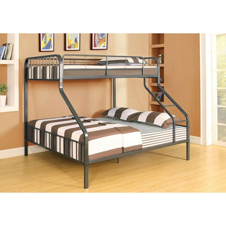 Caius Twin/Queen Bunk Bed, Gunmetal, Box 2 of 2