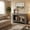 Gray Oak, variant on PYY Farmhouse Entryway Console Table – 2-Tier Long Sofa Table with Open Storage – Wooden Accent Table for Living Room, Hallway, Foyer – Sturdy Metal Legs, Antique White, 1.2 Meters