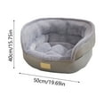 thumbnail image 2 of Self Warming Cat Bed for Indoor Cats, Round Washable Pet Bed for Puppy and Kitten with Slip-Resistant Bottom, 19.7 Inch Cozy Small Dog Bed for Pets, 2 of 5