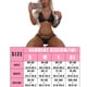 thumbnail image 4 of Conjunto de ropa interior encantadora para mujer Sujetador de lencería hueca de encaje Panty G-string Gift, M, Negro Advancent XX000153-03, 4 of 7