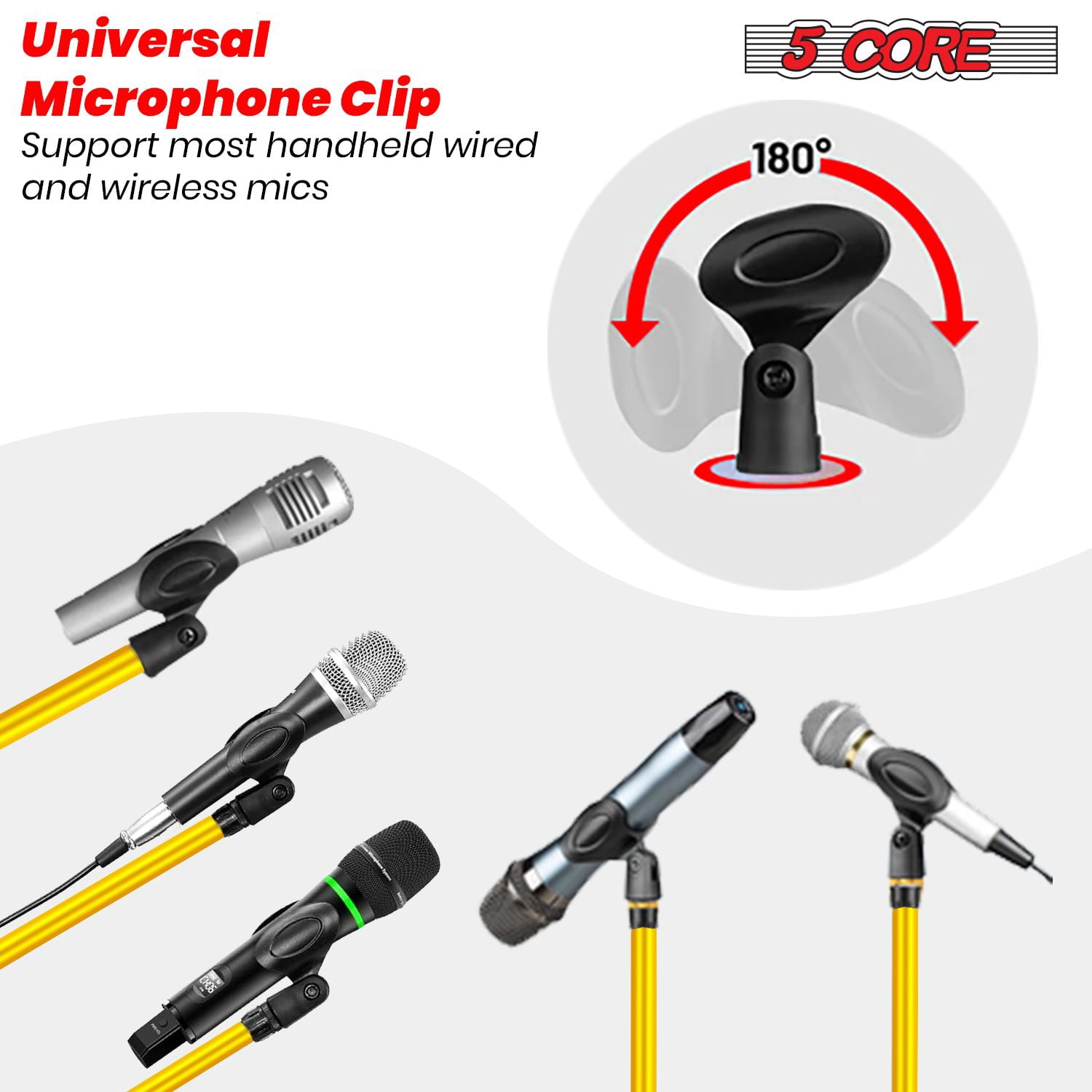 Tripod Mic Stand Floor 2Pcs Adjustable 18 to 72 Inches Sturdy Boom Arm Holder Microphone Stands Pedestal Para Microfono for Singing