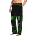thumbnail image 6 of Sikiie Numbers Skull Pajama Pants Men, PJ Bottoms, Sleep & Lounge Pants-Medium, 6 of 6