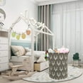 thumbnail image 5 of HowarmerCanvas Laundry Basket with Handles, Deer Pattern, 5 of 8