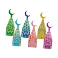 thumbnail image 4 of 6 piezas Eid Ramadán caja de dulces ligero Ramadán bolsas de regalo caja de embalaje de regalos Multicolor, 4 of 9