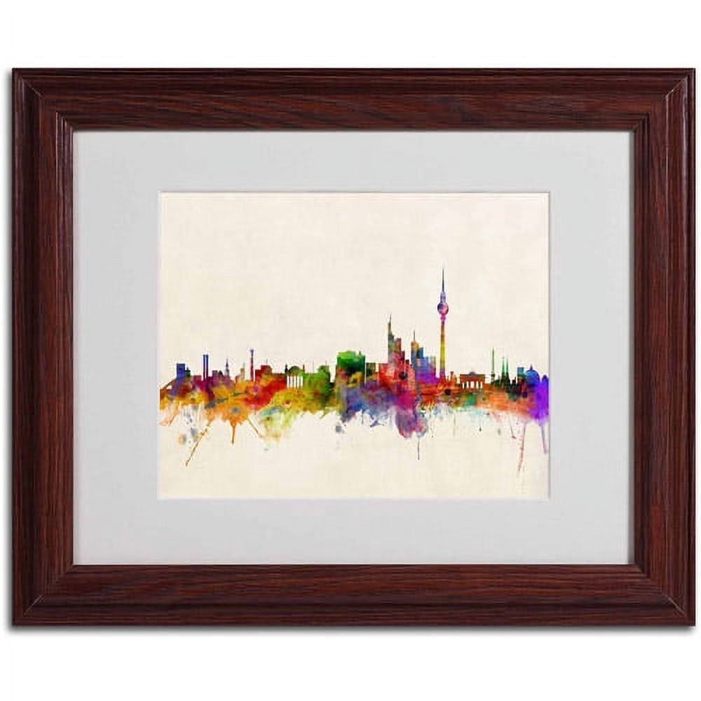 Trademark Fine Art "Berlin, Germany" Canvas Art by Michael Tompsett, Wood Frame