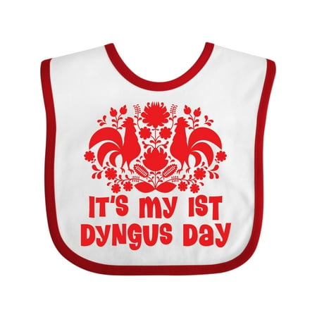

Inktastic Dyngus Day Polish Holiday Gift Baby Boy or Baby Girl Bib