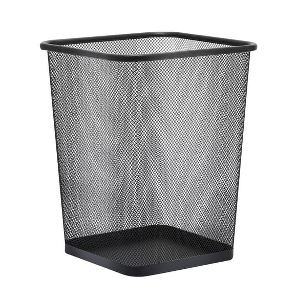 Small Mesh Can For Waste Under Desk Garbage Black， The Can Comes With Garbage Bags Small Can Liners Reusable Can Liners Leaf Bags Type H Bags Rubbish Bags Paper Compost Bags Rectangular Bags Simply