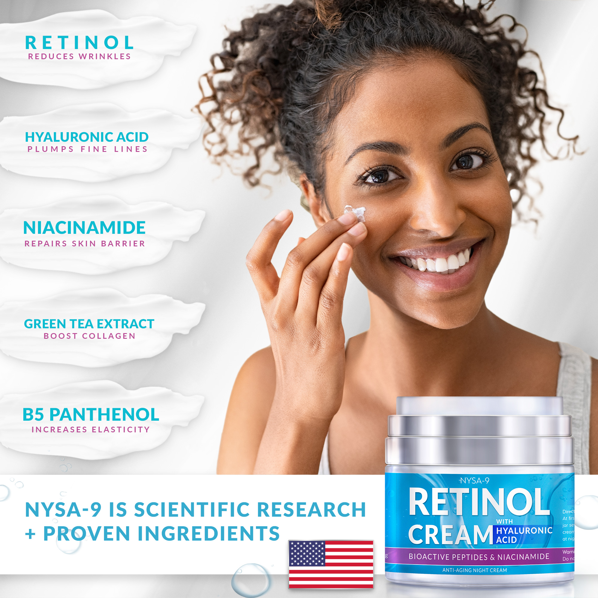 Nysa-9 Retinol Sky Anti-Aging Night Cream, 1.7 oz photo 2