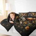 thumbnail image 4 of jejeloiu Spooky Boho Moth Bedding Comforter Set,Country Flower Floral Twin Comforter Sets,Gothic Theme Bedding Set For Kids,Breathable Home Decor Reversible,2 Pieces, 4 of 8