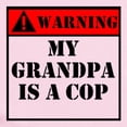 thumbnail image 2 of CafePress - Warning My Grandpa Is A Cop Body Suit - Long Sleeve Cotton Baby Bodysuit, 2 of 4