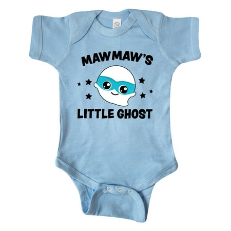 

Inktastic Cute Mawmaw s Little Ghost with Stars Gift Baby Boy or Baby Girl Bodysuit