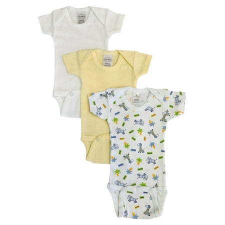 

Baby Boy Baby Girl Unisex Short Sleeve Onezies Variety (Pack of 3)