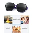 thumbnail image 6 of TINHAO Oversized Sunglasses Fit Over Glasses for Women, Polarized Square Fitover Sun Shades UV400 Protection, 6 of 6