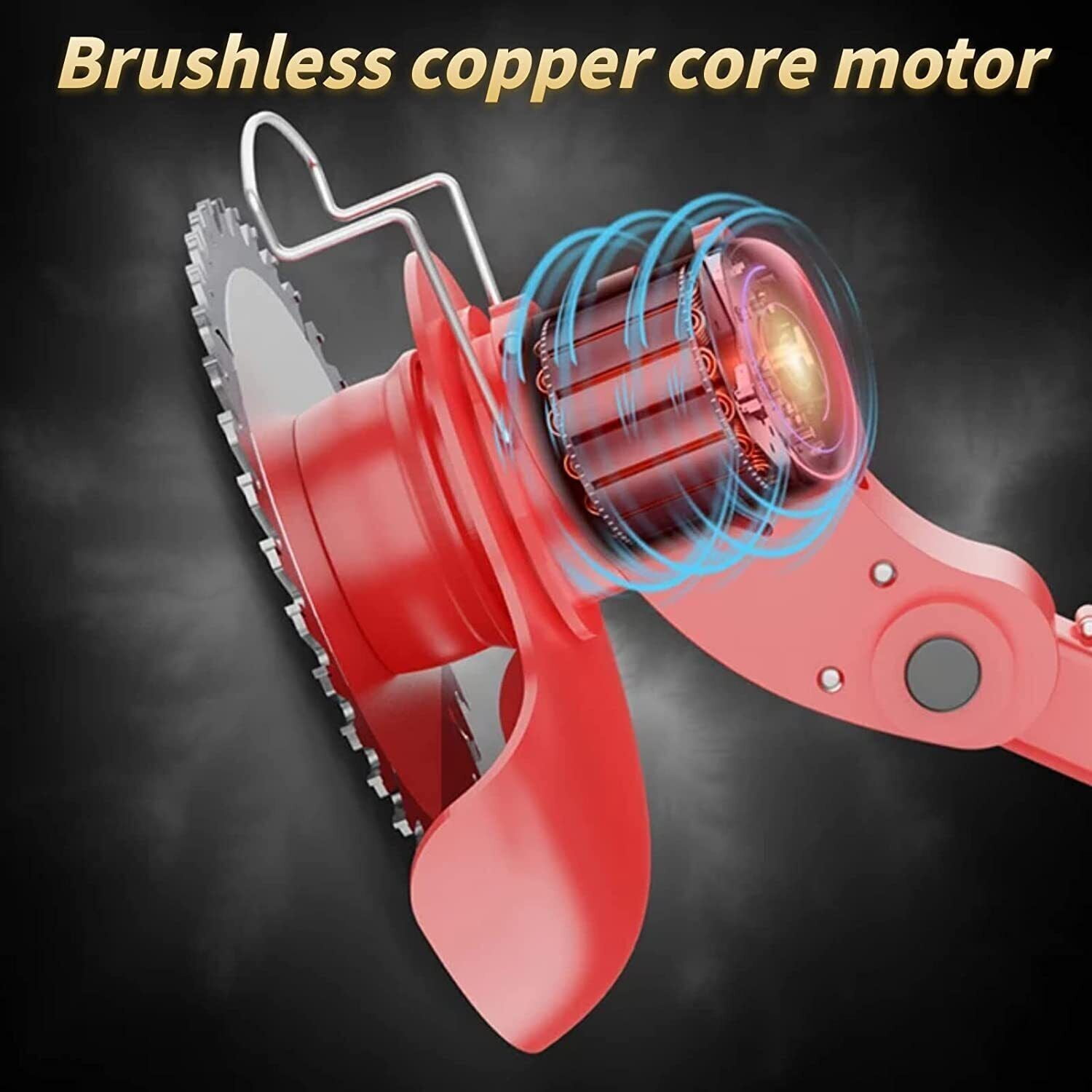 Cordless Weed Eater String Trimmer, 3-in-1 Lightweight Push Lawn Mower & Edger Tool with 3 Types Blades, 21V 5.0 Li-Ion Battery, for Garden and Yard