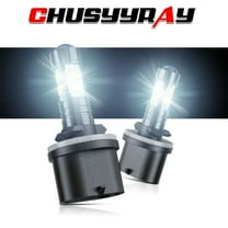 LED Fog Light Bulbs 6000K White 2Pcs - for Yukon Denali 2004 2005
