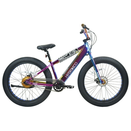 Hyper Bicycles 26" Jet Fuel Electric BMX Fat Tire E-Bike with Pedal-Assist, 250W Motor, Adult, Jet Fuel