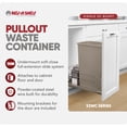 thumbnail image 3 of Rev-A-Shelf 53WC-1550SCDM-112 50-Quart Pullout Waste Container Can, 3 of 8