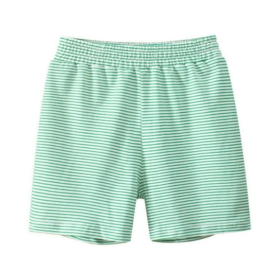 XBASW Toddler Baby Boys Girls Stripes Sports Shorts Summer Kids Beach Shorts Elastic Waist Sweatpants for 1 - 7 Years
