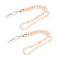 thumbnail image 2 of Wood Bead Garland 2 Pcs Wood Beads Nordic Wall Hanging Wooden Bead Decoration Home Wooden Bead String, 2 of 8