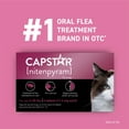thumbnail image 4 of CAPSTAR (Nitenpyram) Fast-Acting Oral Flea Treatment for Cats (2-25 lbs), 6 Tablets, 11.4 mg, 4 of 8