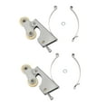 thumbnail image 2 of Stainless Steel Sliding Door Wardrobe Pulley 2PCS Smooth and Quiet Closet Cabinet Furniture Pulley Multiple Applications, 2 of 7
