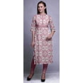 thumbnail image 2 of Bimba Robe Kurti Longue Indienne Imprimée, Tunique Droite, Robes pour Femmes, 2 of 5