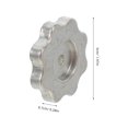 thumbnail image 2 of FENGGUIQU 2Ud Manilla Redonda De Aluminio Para Medidores De Refrigerante Con Agarre Ergonómico Y Alta Precisión Plata, 2 of 8