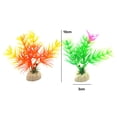 thumbnail image 2 of Plantas de PVC en acuarios grandes, plantas artificiales de plástico para decoración de peceras (10 plantas), 2 of 5