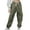 Army Green, variant on Weardear Women's Cotton Cargo Pants Elastic Waist Drawstring Pants Casual Joggers with Pockets