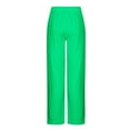 thumbnail image 4 of ohmzyzo Men's Casual Pants Drawstring Gradient Color Print Trousers Loose Fit Straight Leg Pants Lounge Beach Trousers with Pockets Green L, 4 of 4