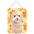 thumbnail image 1 of "Treasures Champagne Cockapoo Fall Metal Print, 16"" x 12"", Multicolor" Caroline's Treasures BB9515DS1216, 1 of 1