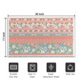 thumbnail image 5 of Bohemian Floral Patchwork Non-Slip Entryway Door Mat,Boho Indoor Decor Durable Low Plush Door Mat,Washable Welcome Rug for Patio Hallway Home Decor 16x24 Inches, 5 of 6