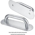 thumbnail image 2 of 2pcs Door Handles, Pull Push Door Handles With Back Plate,heavy Duty Pull Handles Hardware, 2 of 4