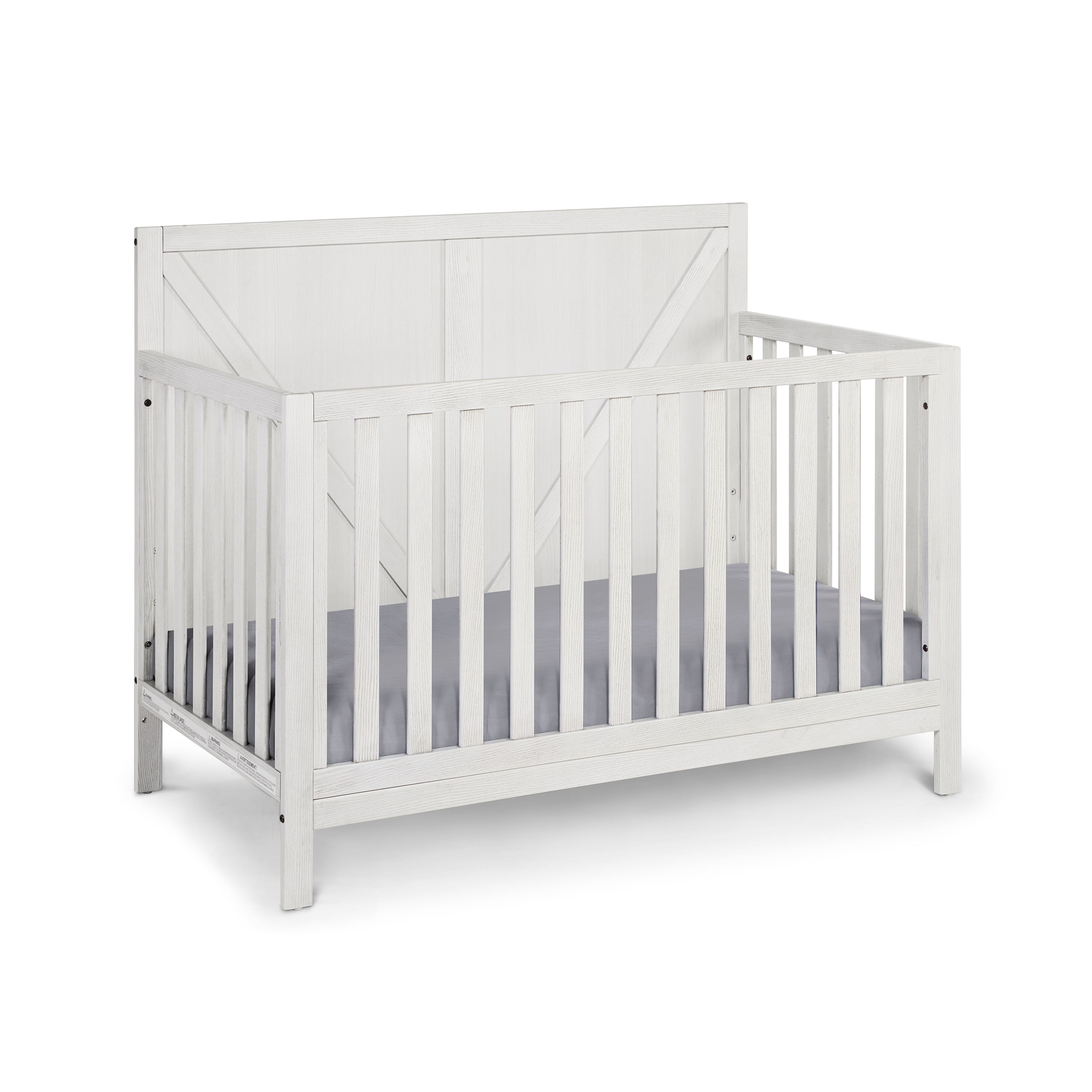 Suite Bebe Barnside Lifetime 4-in-1 Crib, Washed Gray