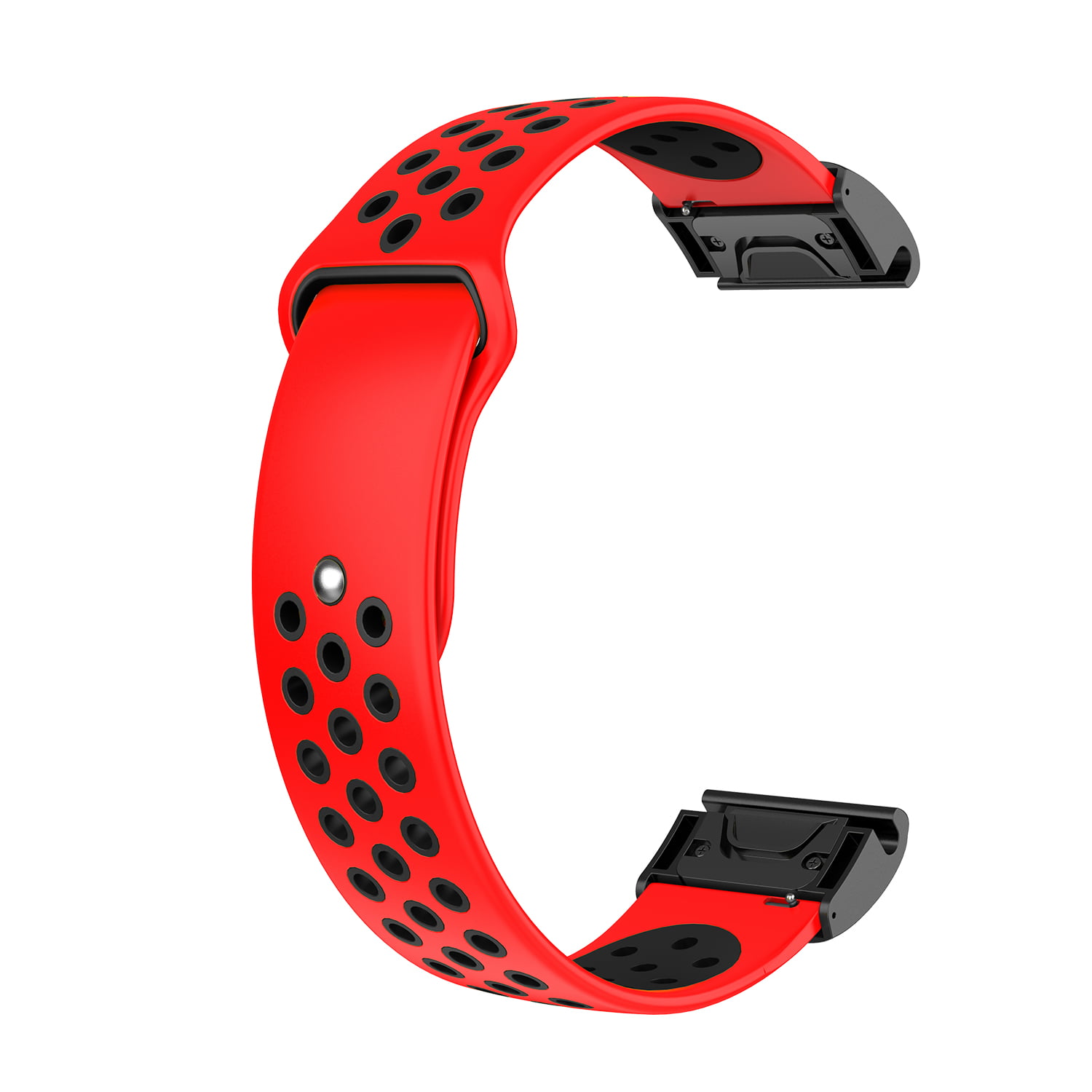 Red/Black Silicone Sports Watch Band For Garmin Fenix 5X / 5X Plus Fenix 3 / Fenix 3 HR - Walmart.com