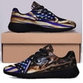 thumbnail image 3 of German Shepherd The Thin Blue Line American flag Shoes Sneakers Black Size 11.5, 3 of 7