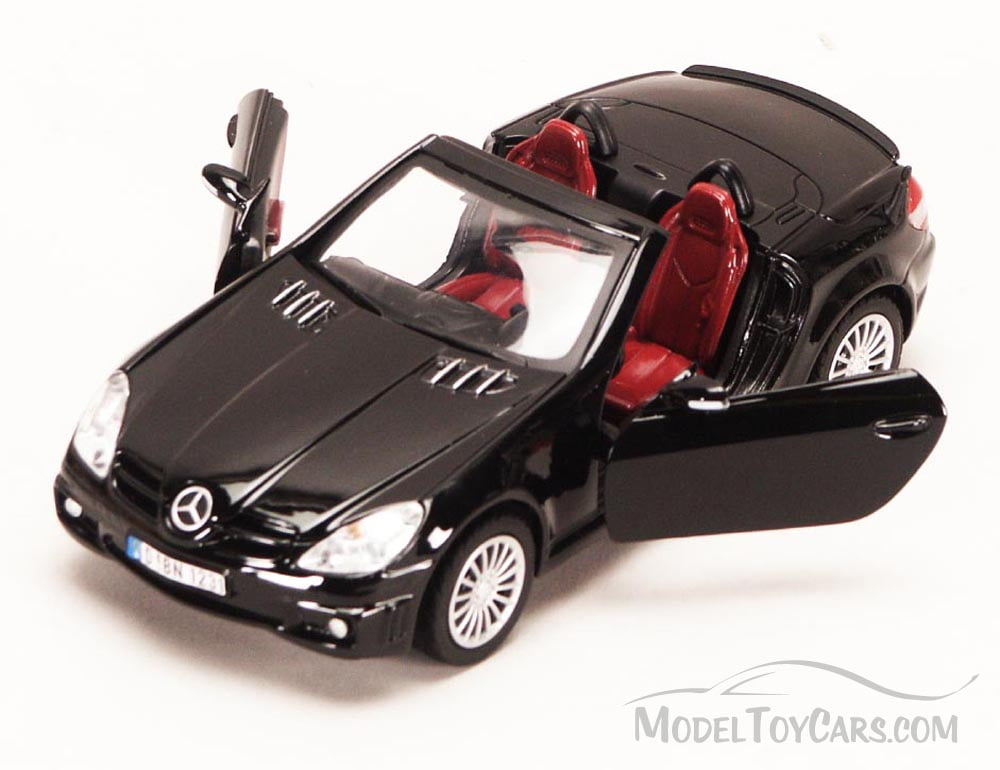 black mercedes benz toy car