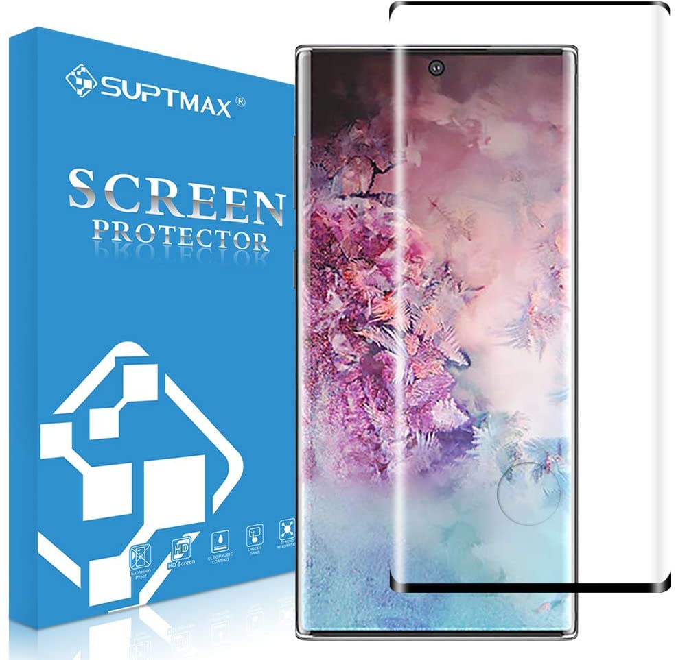SUPTMAX Galaxy Note 10 Plus Tempered Glass [Scratch Proof] Samsung Note