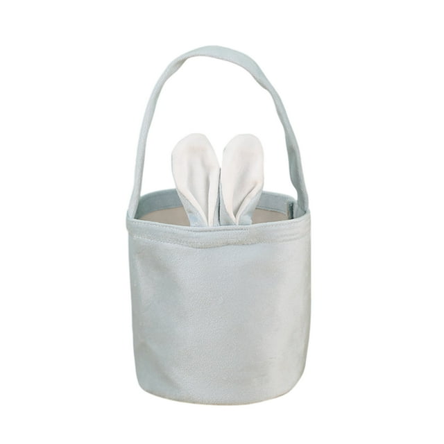 WRKEKC Liquidation Économie Textile de Maison Rangement Contenants de Rangement avec Couvercles Panier de Pâques Panier Lapin de Pâques Vert Sac Mignon avec Oreilles Pliables Sacs Fourre-Tout pour Pâques