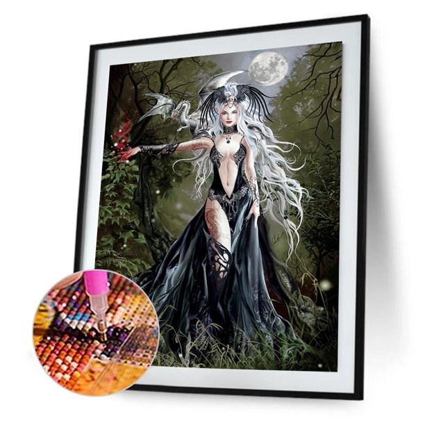 Cuadros Decorativos 5D bricolaje completo taladro diamante pintura carácter cruz puntada costura bordado Ehuebsd embutido en tela