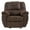 Walnut, variant on Ashley Furniture Signature Design Jumbo Stitching McGann Rocker Recliner, Walnut