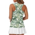 thumbnail image 5 of Whosucclay Tropical Leaf Golf Golf Top for Women, Sleeveless Elastic Casual Athletic Tank Tops Shirts for Tennis Running Sports Outdoor, 5 of 7