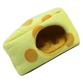 thumbnail image 4 of Forma de pastel de dibujos animados Hamster Peluche cálido cama Cama pequeña mascota accesorio, 4 of 5