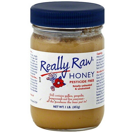 Really Raw Honey, 16 oz (Pack of 12) (Best Uses Of Honey)