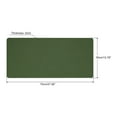 thumbnail image 2 of Uxcell 27.56"x13.78" Desk Mat Protector, PU Leather Dual Side Waterproof Mouse Pad Writing Mat for Office Home, Green, Gray, 2 of 5