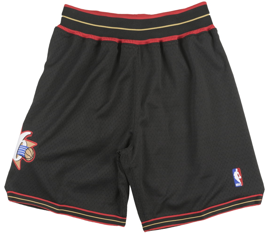 NBA Philadelphia 76ers Hardwood Classic Lightening Mitchell & Ness Mens  Black Swingman shorts – Stephen Sports