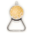 thumbnail image 1 of Bouchon Ouvre-Bouteille en Métal Motif Pétale Blanc Sakura en Acier Inoxydable, 1 of 3