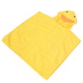thumbnail image 2 of Ficarrico Albornoz para bebé, toalla gruesa con capucha para la cara del baño del bebé, toalla de felpa infantil con animales de dibujos animados, color amarillo, 2 of 8