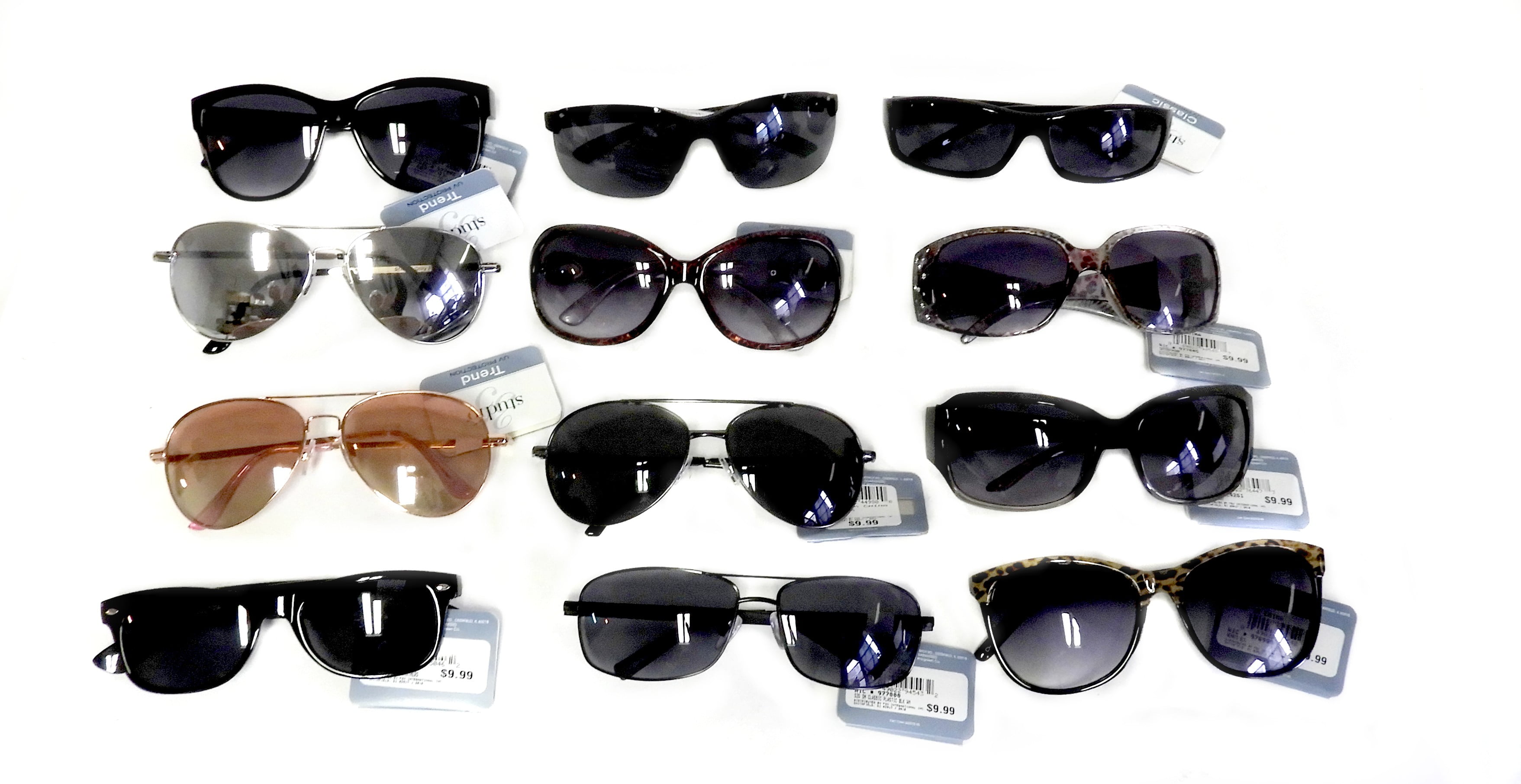 New Trendy Retro Fashion Cheap Sunglasses Bulk Wholesale Lot for Adult Women Men 